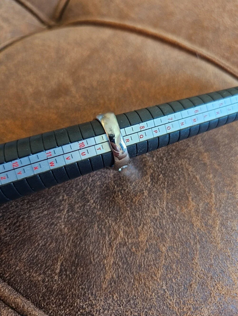 Vintage Mid Century mens Sz 9 Bohemian Style Faux Turquoise Square Ring